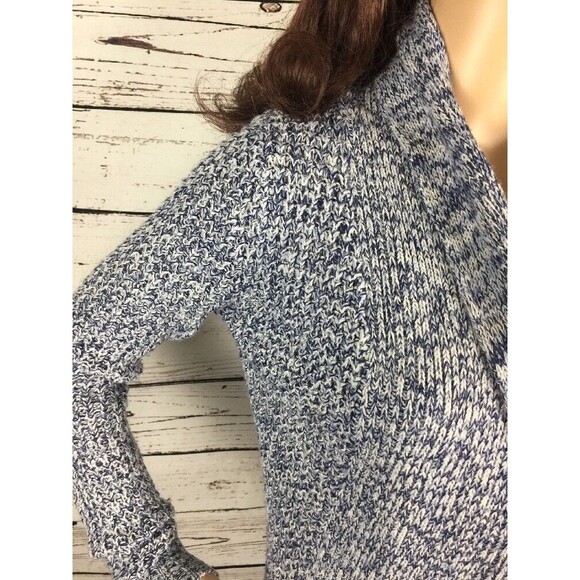 Derek Heart Open Front Shawl Collar Cardigan Sweater - Picture 3 of 12